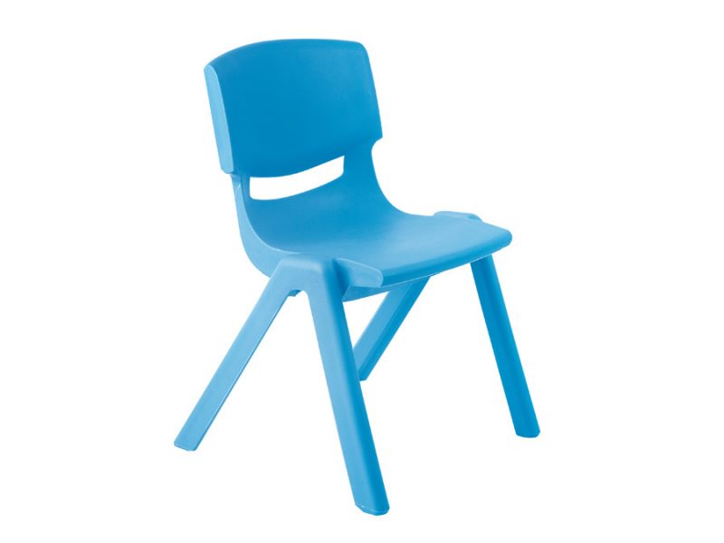 Krzesło przedszkolne niebieskie Motylek 2